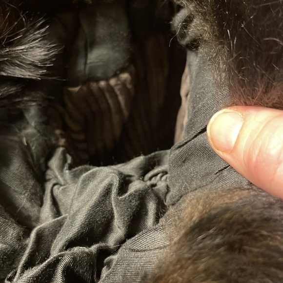 Edwardian Black Sable Fur Muff - Picture 8 of 11